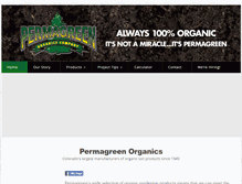 Tablet Screenshot of permagreenorganics.com